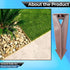 Plastic Ground Replacement Landscape Light Stake Heavy Duty Direct Burial Light Ground Stakes for Low Voltage Landscape Lights Outdoor Landscape Lighting Ground Spike Garden Lights by MIK Solutions