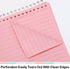 Lincia Top Spiral Steno Pads, 6'' x 9'', Gregg Rule Inner Paper, Colorful Steno Notebook, 10 Pcs