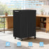 COSHNIBI Wheels,29" 19" 40" AV Cart Cover, Heavy Duty Waterproof Rolling Media Cart Cover for Multi-Functional Media