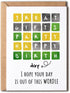 EirlysDesigns Birthday Card - Treat Gifts Party Happy Birthday - Hope Your Day