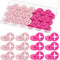 Wavwavw 12 Pcs Clear Running Bib Clips Race Number Buckle Fixing System Triathlon