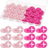 Wavwavw 12 Pcs Clear Running Bib Clips Race Number Buckle Fixing System Triathlon