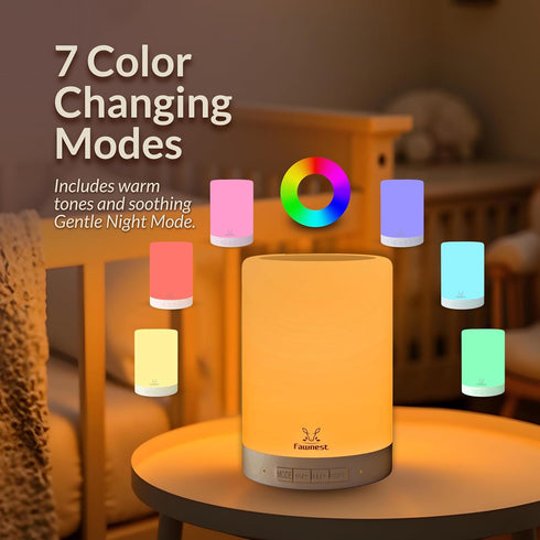 Portable Touch Control Baby Night Light & Wireless Speaker for Kids