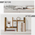 Tone/2 Pack) Jerry & Maggie Desktop Organizer Office Storage Rack Adjustable Wood Display Shelf Free Style Double H