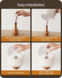 14.2" E26 LE09TL05 Small Table Lamp, Wood Bedside Lamp, Little Cute Desk Lamp with Dark Wood Bottle-Shaped Base & Beige