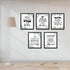 Epakh 13 Pcs Eucalyptus Bulletin Board Posters, Motivational Green Inspirational Quote Set for Classroom Decor