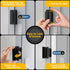 800 lbs 8 2 Pack, Rerishom Door Lock Withstand for Inward Swinging Door, Door Reinforcement Lock with Screws to Prevent