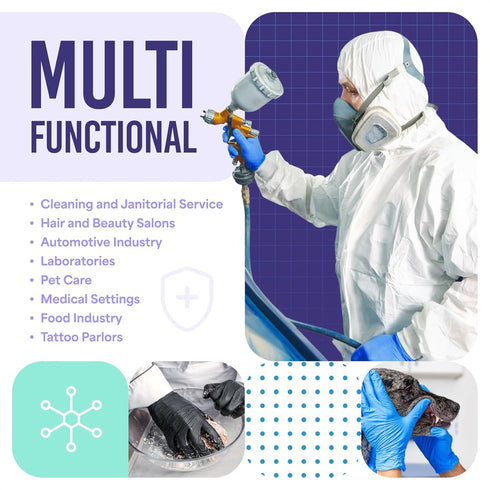 Medtecs Disposable Nitrile Gloves - Latex-Free, Chemo-Rated Protection, 4 Mil Thickness, Powder-Free, 200PC