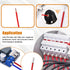 mankk 166 Pcs Wire Ferrules Kits: Silver Plated Copper Crimp Terminal Connector, 8 Sizes AWG