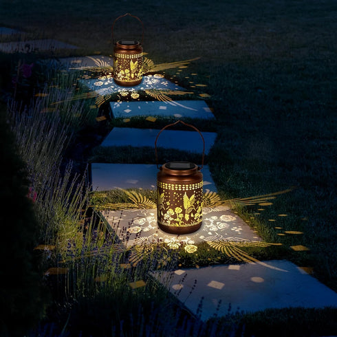 Hummingbird Hummingbird Solar Lantern Outdoor Decor Garden Decor Waterproof Decor Light Hanging Solar Lights Yard