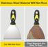 5Pcs Putty Knife Set, 1" 2" 3" 4" 5" Scraper Tool, No Rusting, Perfect for Repairing Drywall and Removing Wallpaper