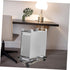 Homoyoyo Mobile CPU Stand with Movable Casters Adjustable PC Tower Cart for Desktop Rolling Computer Holder for Home