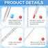 Relaxweex 12 Inch Immersion Clear(0 230 General Purpose Lab Thermometer Total Glass Liquid in Glass Thermometer