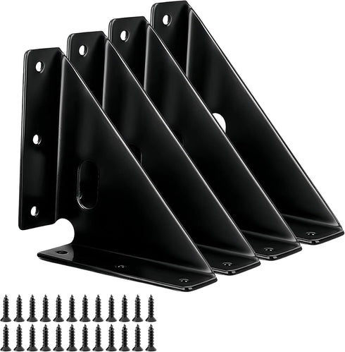 4 Pcs Heavy Duty Gusset Joints, Trapezi Corner Code, Bracket Corner Brace