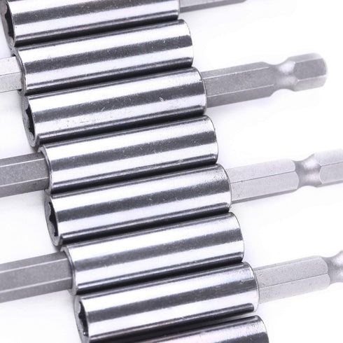 Rocaris 10 Pack Magnetic Extension Socket Drill Bit Holder, 1/4" Hex Power Tools