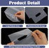 Caeuiciw 1000 6.2 11.6 Inch PCS Clear Cup Carrier for Delivery, Plastic Bag with Handle Single Cup Bag Holder Carrier