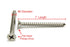 Bolt Dropper Stainless Steel Flat Head Phillips Screws - Pack of 100 #6 x 1-Inch Wood Screws, Durable and Rust-Resistant