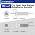 Usdrwam 40 Sets M6 40 mm Barrel Nuts and Bolts, Hex Socket Binding Screws for Furniture, Cabinets, and Cribs Assembly