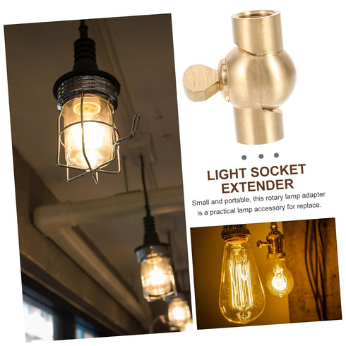 180 Holibanna Pendant Lamp Cord Lamp Adapters for Wall Sconces Extender Socket Degree Swivel Joint