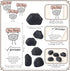 Sinload 36 Sets 0.7mm Inspirational You Rock Graduation Gifts Bulk Mechanical Pencil with Resin Smile Rock Stone Thank