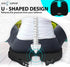 Tailbone Seat Cushions for Office Chairs, Desk Chairs, and Car Seats - Enhances Posture and Support - Non-Slip