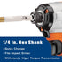Set 10 1/4" COMOWARE Titanium Twist Drill Bit - Pcs Hex Shank High Speed Steel for Wood Plastic Aluminum Alloy, Quick