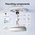 SITERWELL GA6217K GS562A install,12 Packs Quick Connect Smoke Detector Adapter Plug for Hardwired Smoke and CO
