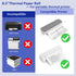 ECIFFO 2 8.5 11 Inch, M08f M832 A4 (1 =27 Sheets/7.6m long,1.18") Rolls Thermal Printer Paper, Thermal Paper X Us