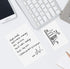 Dry Erase Sticky Note Pads 5x7" | 12pcs Reusable White Board Stickers for Office, School Supplies