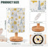 ALAZA Eiffel Tower Yellow Floral Bedside Table Lamp for Bedroom Living Room Nightstand LED Light Lamps,Bedside Lamps