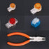 Hilitchi 200-Pcs Data Phone Wire Butt Splice Connectors Assortment Kit with Crimping Pliers