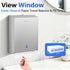 Commercial Paper Towel Dispenser Wall Mount, Stainless Steel Hand Towel Dispenser with Lock, Large Capacity C-Fold