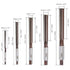 uxcell Hand Reamers Set 4mm 6mm 8mm 10mm 12mm H8 Accuracy Alloy Tool Steel 6 Flutes Straight Shank Milling Cutter Tool 5pcs