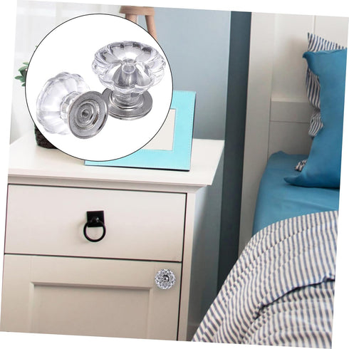 6pcs OSALADI Mini Knobs for Cabinet Easy to Install Replacement Handles Decorative Hardware for Bedside and Furniture