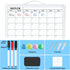 MaxGear Monthly Calendar Dry Erase Board, 16"x12" Small Hanging Double-sided White Board for Planning, Memo