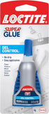 Loctite Super Glue Gel Control, Clear, 0.14 fl oz Bottle, 6 Pack - Superglue for Crafts, Plastic, Wood, Metal, Quick Dry