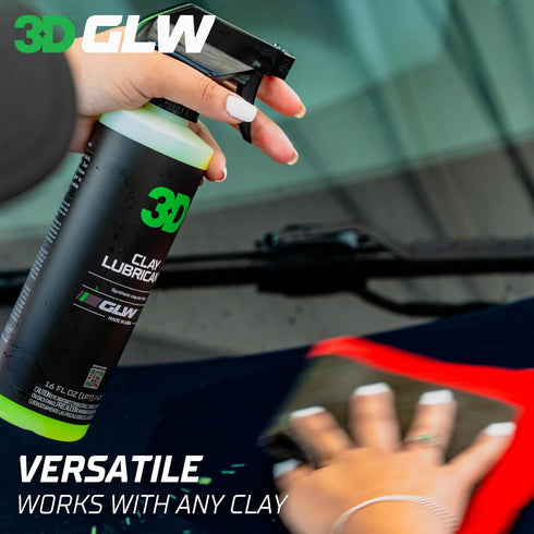 3D 1 Clay Lubricant Gallon Professional Grade Clay Bar Detailing Smooth Glide, Scratch-Free Formula for Clay Bar, Pad