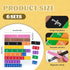 Set Plastic Rainbow Fraction Tiles, Rainbow Montessori Math Materials, Fraction for Math Classroom Fractions