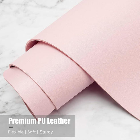 Hsurbtra Desk Pad, 35.5" x 17" PU Leather Mat, XXL Extended Mouse Pad, Waterproof Desk Blotter Protector