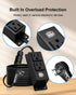 2Pcs 12A 125V Home Safe Power Outlet Kit, Upgrade Waterproof Terminal Protection Electrical Outlet, Drawer Receptacle