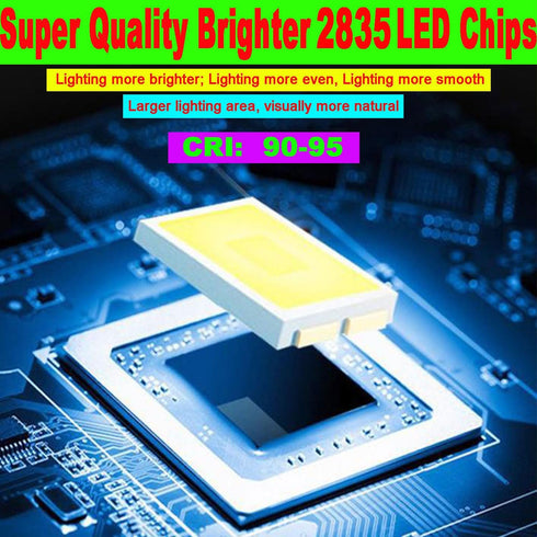 2835 DC12V 1200LEDs 16.4Ft 26000LM IP21, 3 SMD3528 6500K SUYOOULIN LED Strip Lights, SMD LED Strip, High Density LED