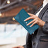 Leather Cash Envelope Wallet, Blue Cash Holder Wallet, Practical Reusable Money Organizer Pouch for Budget