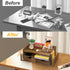 HZE Wooden Desk Organizer with Drawers, Rustic 3-Tier Desktop Organizer, Desktop Drawers with 2 Side Mail Sorting Slots