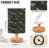 Dragonflies Insect Pattern Bedside Table Lamp Small Desk Lamps Linen Fabric Shade Decorative Nightstand Lamp LED