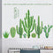 Maydahui Cactus Wall Decals Green Succulent Plant Wall Stickers(25 x 37 Inch)