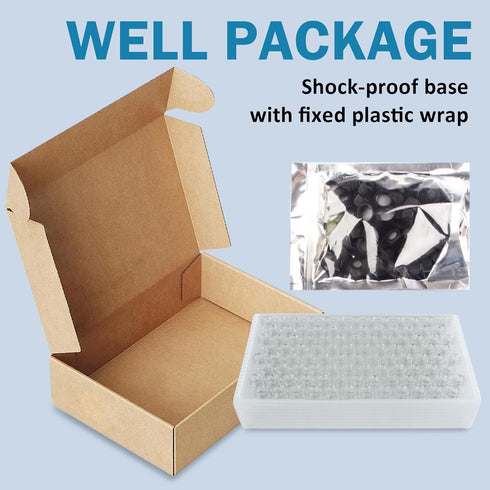 100pcs 0.5 Oz/15ml Clear Glass Vials, Sample Vials with Screw Cap and PE Liners Stopper, Leak-Proof for Storage Liquid