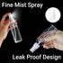 IUMLXJO 20Pcs 100ml/3.5oz 120Pcs Small Spray Bottles, Plastic Travel Bottles with Funnels & Labels, Clear Empty