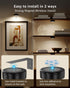 3 Pack 2600mAh Wireless Rechargeable Over Picture Lights for Wall, Battery Art Light for Paintings Cordless Light Above