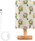 Lotupokon Sunflower Bouquet Floral Beige Table Lamp USB Desk Light Small Desk Lamp