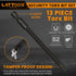 LATTOOK 13-Piece Torx Bit Set, Security Tamper Proof Star Bits Set, Magnetic S2 Steel, 4'' Long, T5 - T40